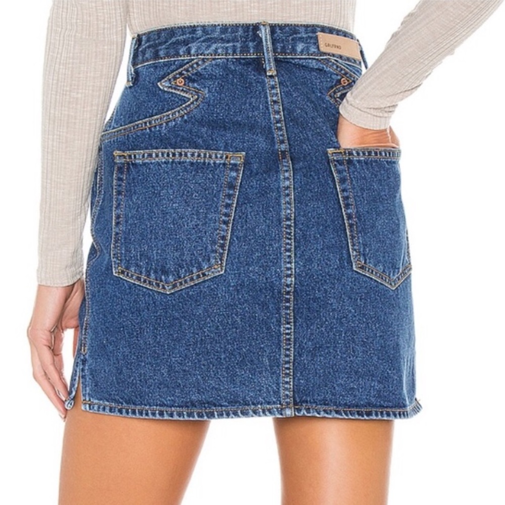 GRLFRND Odette Denim Mini Skirt Size 27 - Picture 2 of 6